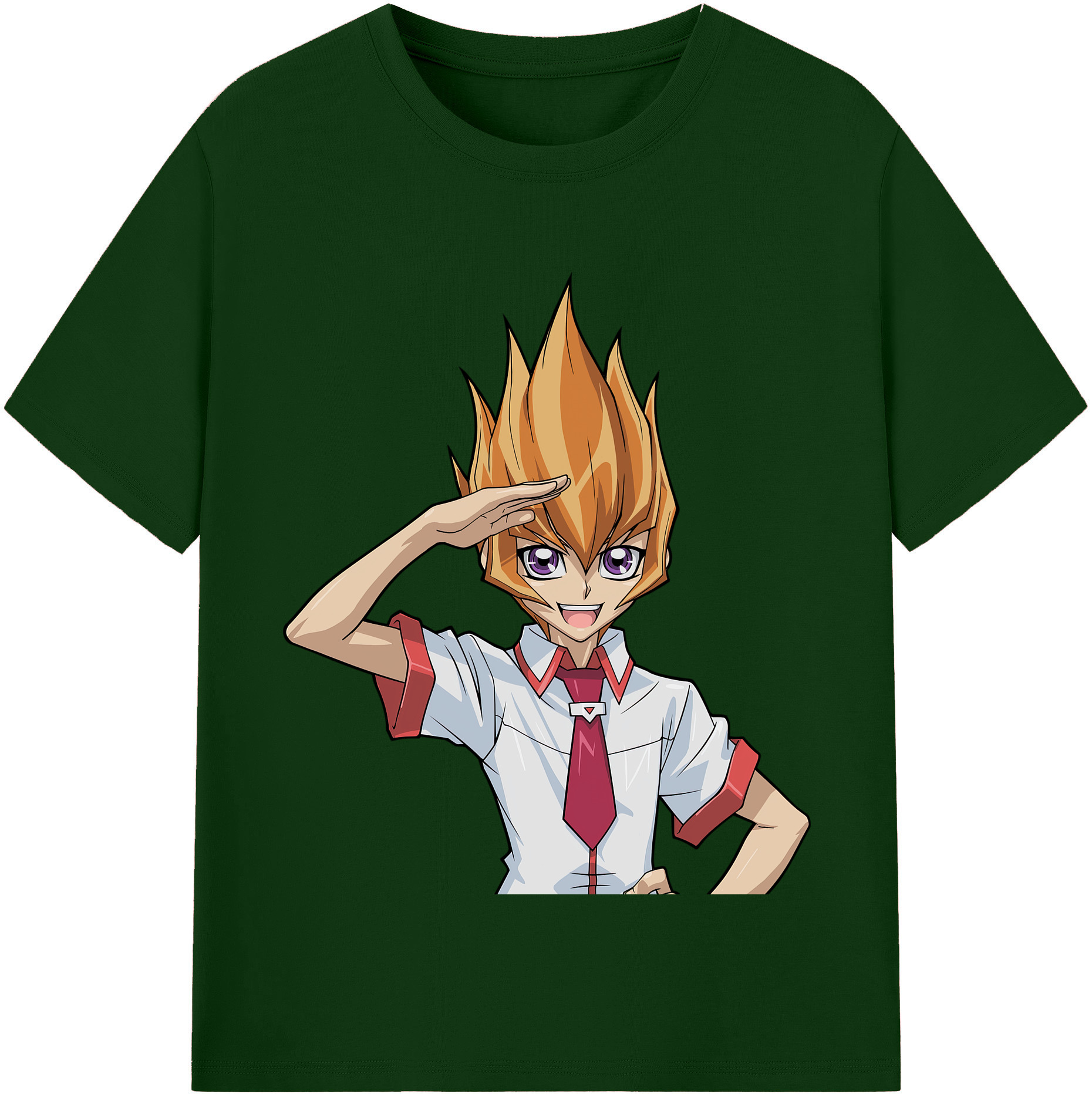（画像用） 遊☆戯☆王 Yu-Gi-Oh! 綿100％半袖Tシャツ（フロントプリント）